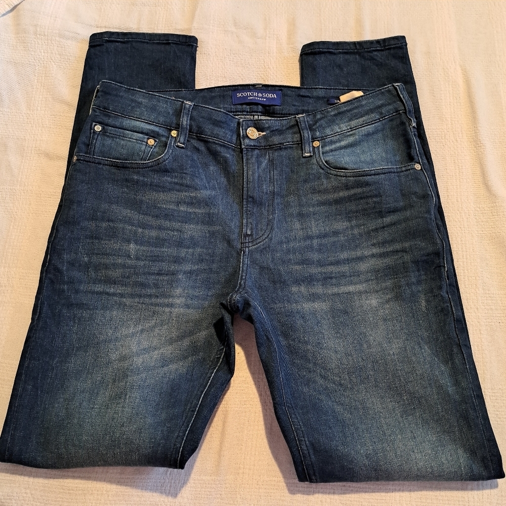 Scotch & Soda Men's Blue Jeans